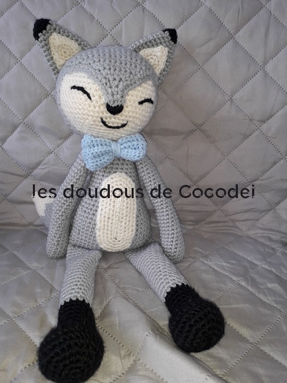 Chat renard 43cm
